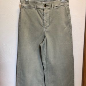 Everlane wide-leg crop chino pants